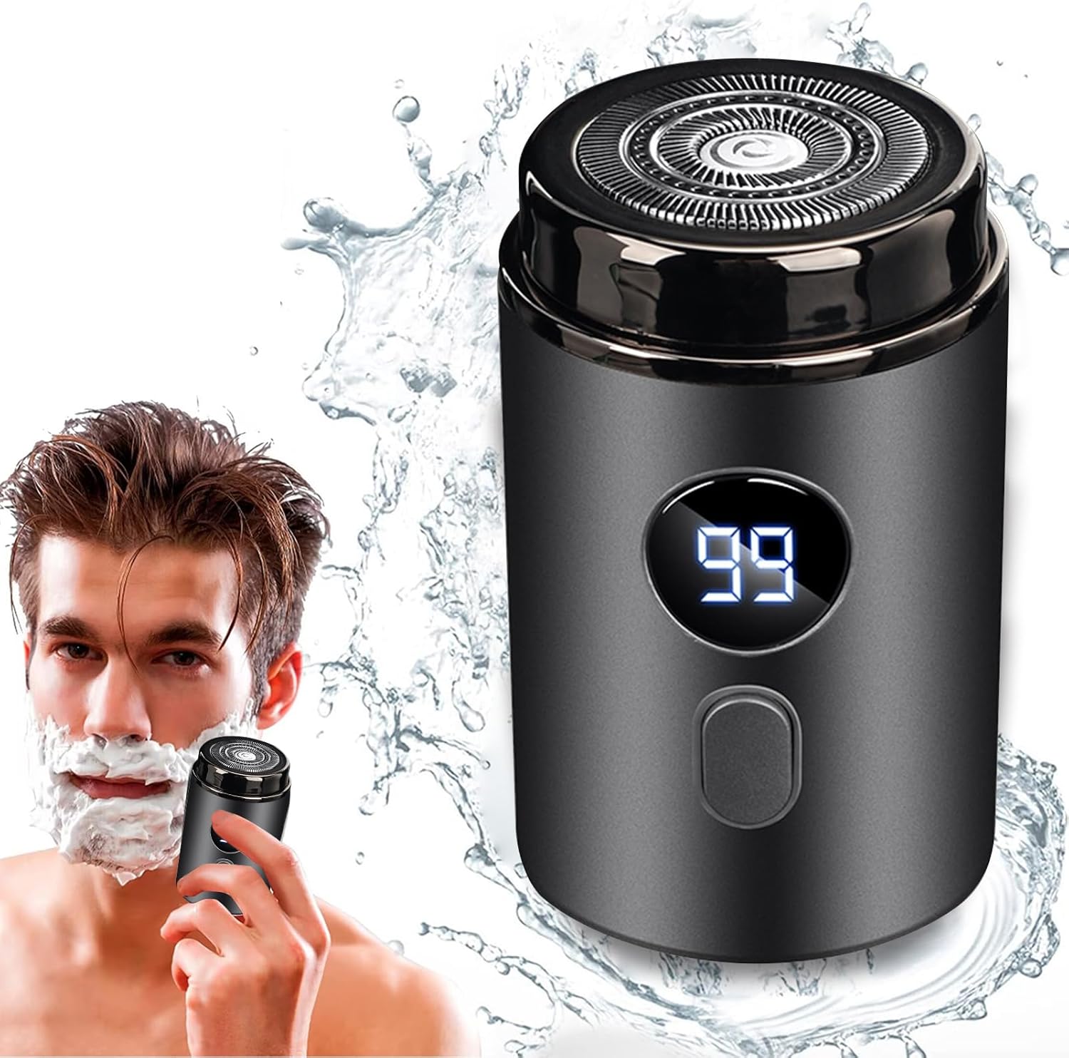 Portable Mini Electric Shaver for Men – USB Rechargeable, Waterproof, Pocket Size