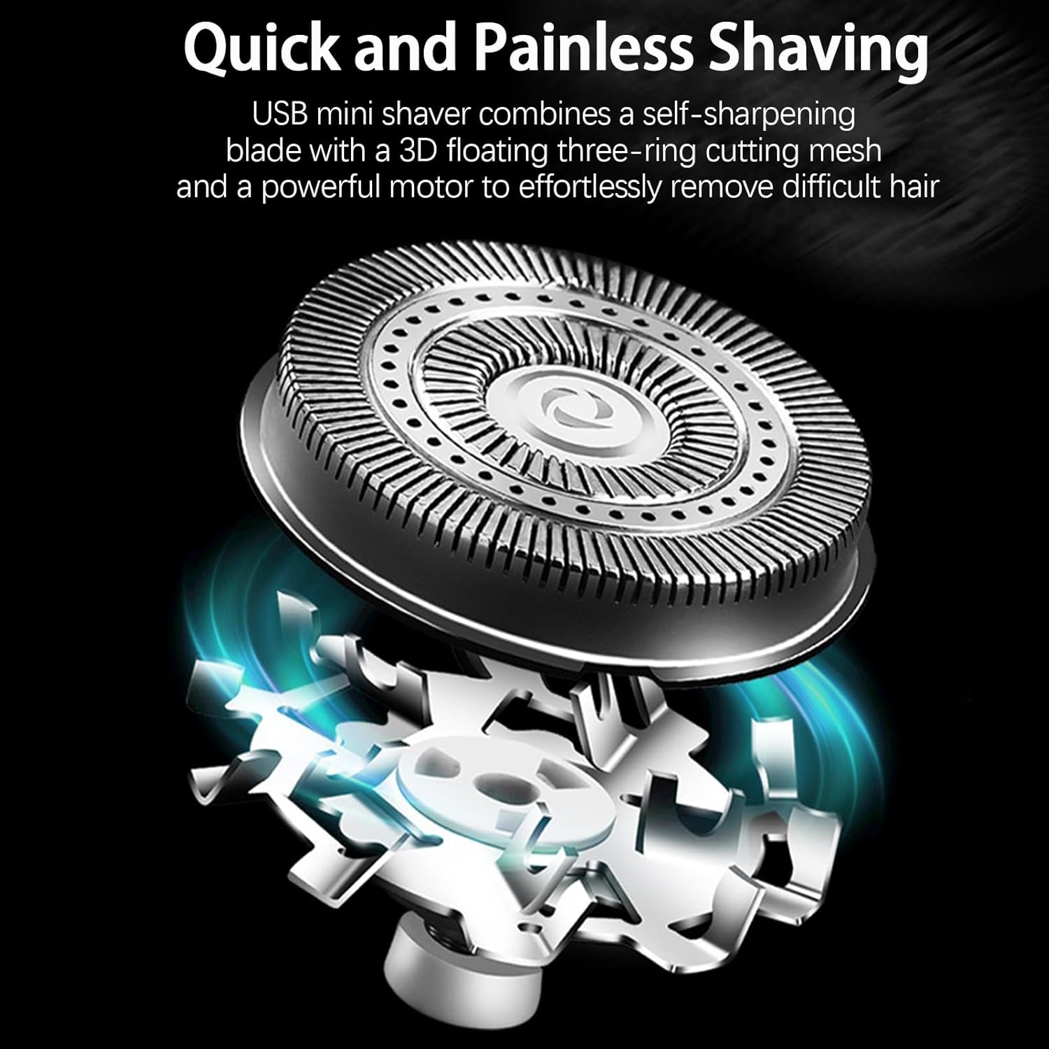 Portable Mini Electric Shaver for Men – USB Rechargeable, Waterproof, Pocket Size