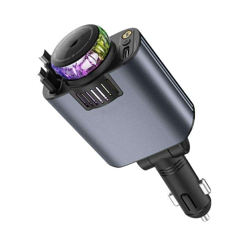 Star Light Car 5-in-1 Telescopic Cable Charger PD30W 45W Mobile Phone Charger 5-in-1 Aromatherapy Machine Smart Spray