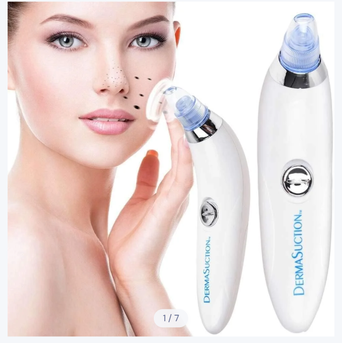 Pore Vacuum Blackhead Remover – 5 Suction Levels & 4 Probes
