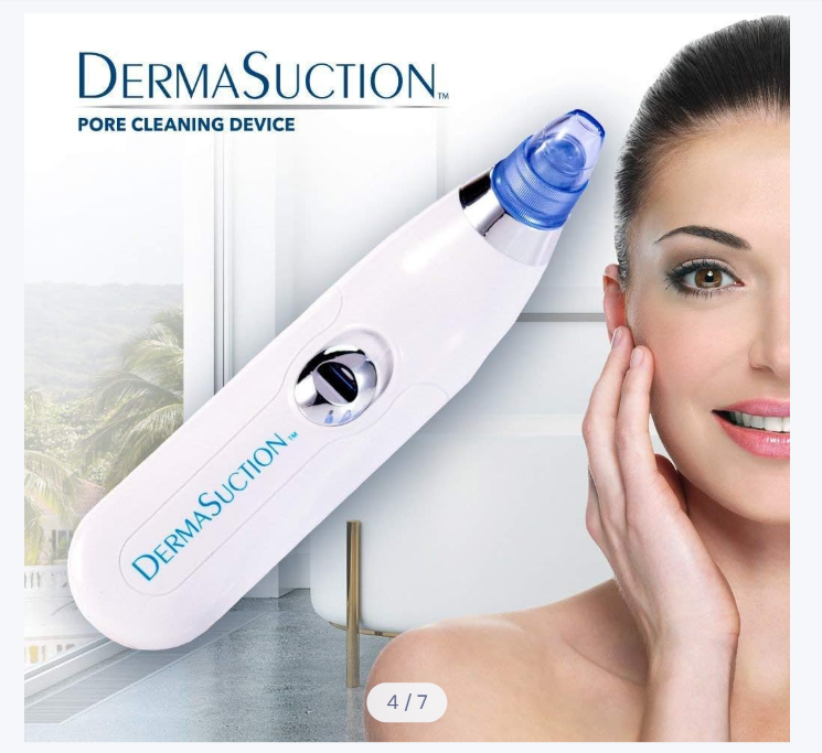 Pore Vacuum Blackhead Remover – 5 Suction Levels & 4 Probes