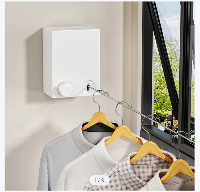 Telescopic Clothesline Clothes Drying Rope